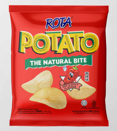 ROTA香辣味薯片家庭裝  ROTA  POTATO CHIPS FAMILY PACK - HOT & SPICY