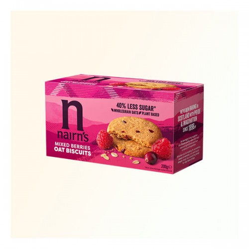 Nairn's 雜莓燕麥餅乾 Nairn's Mixed Berries Oat Biscuits